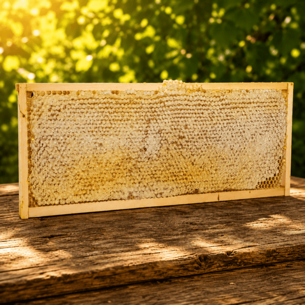 Wabenhonig im Rahmen